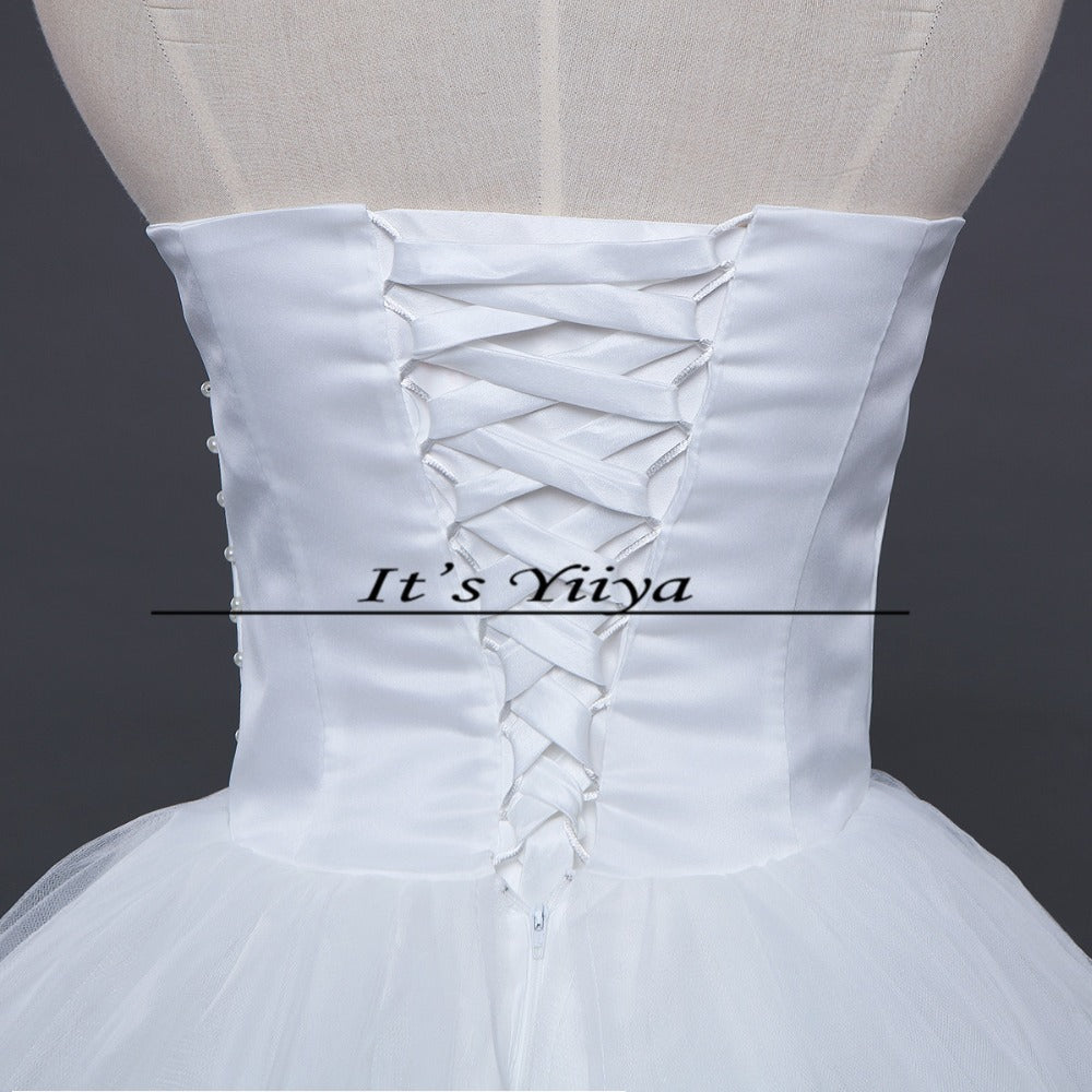 HOT Free shipping sexy wedding dress 2014 plus size princess wedding dresses pearl wedding gowns cheap Vestidos De Novia HS062